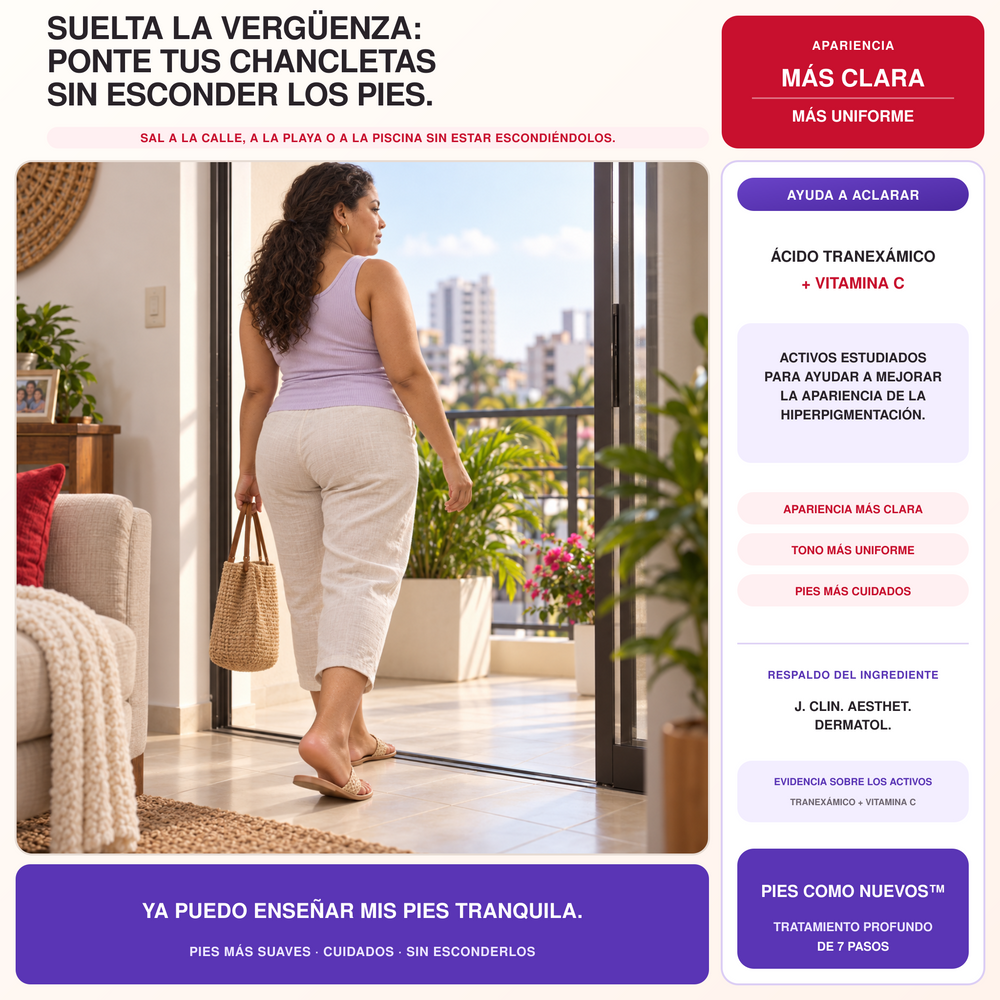 6 EN 1 - PIES COMO NUEVOS™: EL TRATAMIENTO PROFUNDO DE 2 FASES Y 7 PASOS QUE MERECES
