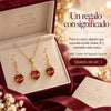 SET DEL SAGRADO CORAZÓN™ = Cadena + Aretes En Especial — El Corazón que Ama, Perdona y Acompaña