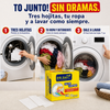 ¡TIRA TO JUNTO A LAVAR! — ECHA UNA HOJITA Y LAVA ROPA DE TODOS LOS COLORES JUNTA SIN MIEDO