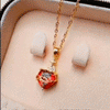 SET DEL SAGRADO CORAZÓN™ = Cadena + Aretes En Especial — El Corazón que Ama, Perdona y Acompaña
